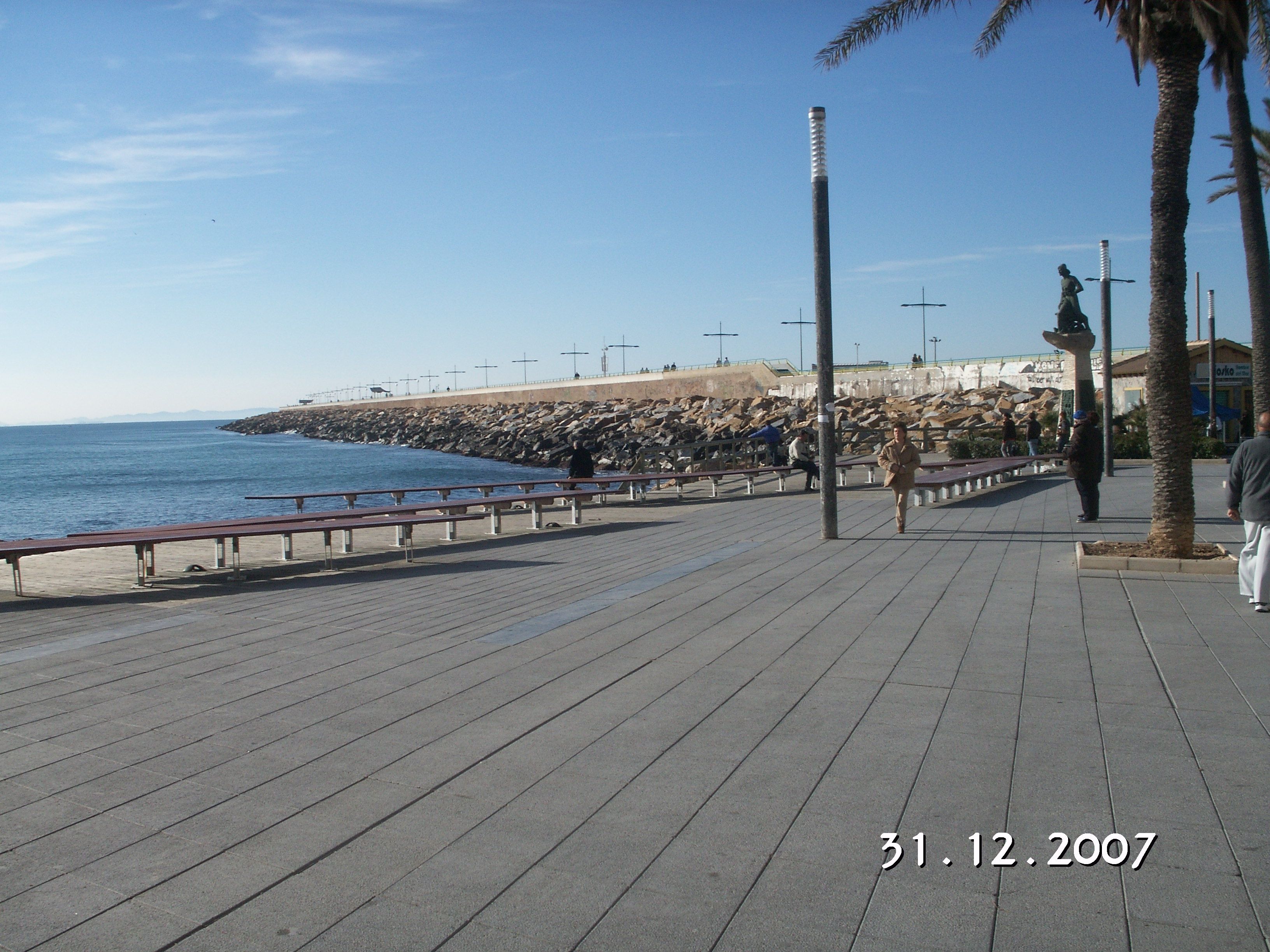 Den Långa Piren I Torrevieja
