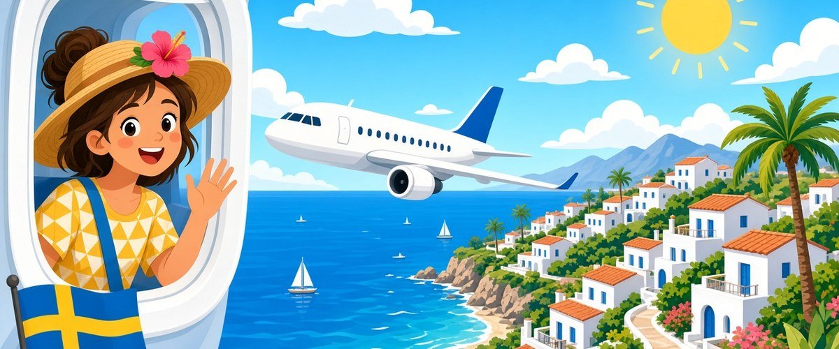 Flyg från Sverige till Spanien