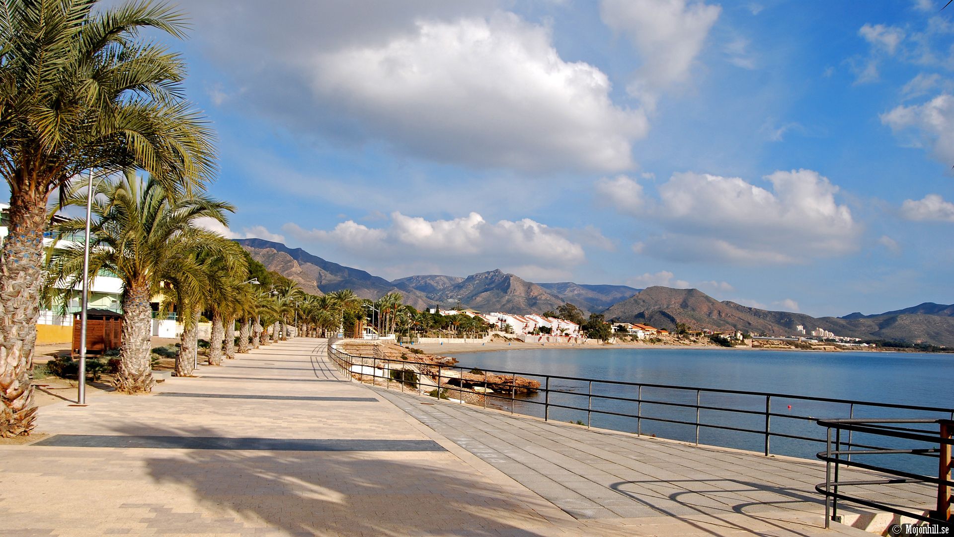 Isla Plana Strandpromenad